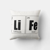 Het leven Periodieke lijst Kussen (Achterkant)