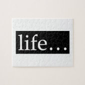 Het leven... puzzel legpuzzel (Horizontaal)