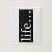 Het leven... puzzel legpuzzel (Verticaal)