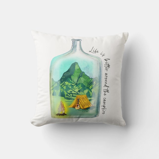 Het leven rond de kampvuur is beter kussen (Voorkant)