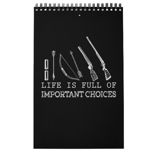 Het leven staat vol belangrijke keuzes kalender (Hoes)