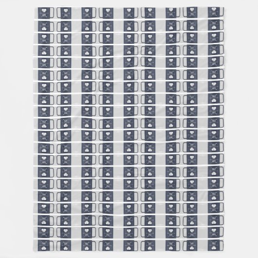 Het leven terug brengen fleece deken (Voorkant)