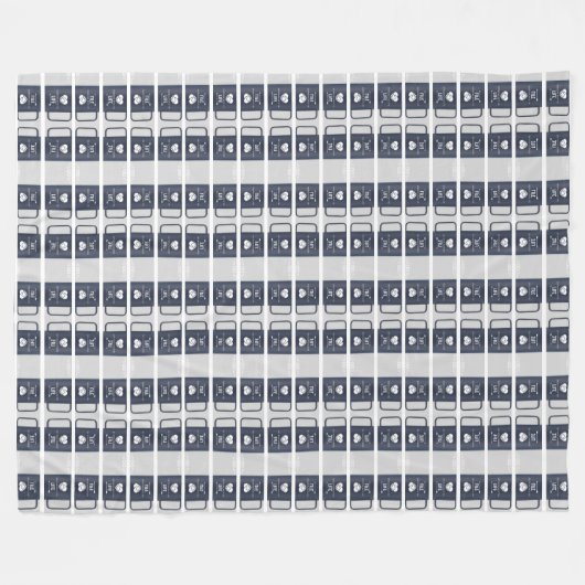 Het leven terug brengen fleece deken (Voorkant (Horizontaal))