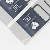 Het leven terug brengen fleece deken (Hoek)