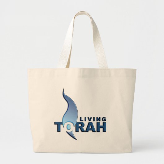 Het leven Torah Grote Tote Bag (Voorkant)