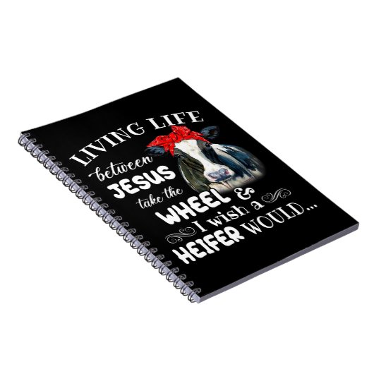 Het leven tussen jezus en het wiel wil ik graag notitieboek (Rechterzijde)