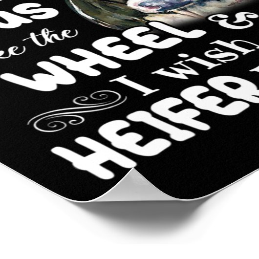 Het leven tussen jezus en het wiel wil ik graag poster (Hoek)