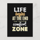 Het leven! typografie Inspirerend Briefkaart (Voorkant)