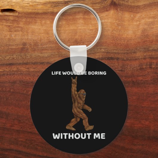 Het leven van Bigfoot zou kunnen gaan branden zond Sleutelhanger (Achterkant)