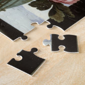 Het leven van bloemen in een drink glas legpuzzel (Zijkant)