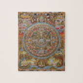 Het leven van Boeddha Mandala Puzzle Legpuzzel (Verticaal)