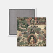 Het leven van Boeddha Sakymuni Magneet (Voorkant / Achterkant)