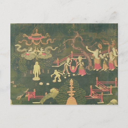 Het leven van Boeddha Shakyamuni Briefkaart (Voorkant)