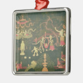 Het leven van Boeddha Shakyamuni Metalen Ornament (Links)