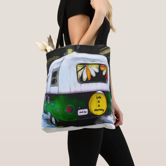 Het leven van Camper Retro is een reis die alleen Tote Bag (Dichtbij)