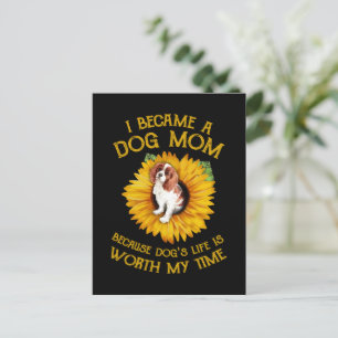 Het leven van Cocker Sunflower Dog is de moeite va Briefkaart