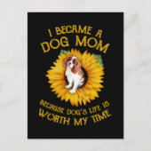 Het leven van Cocker Sunflower Dog is de moeite va Briefkaart (Voorkant)