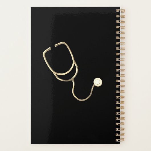 Het leven van dat Nurse Life Elegant Hand Lettered Planner (Achterkant)