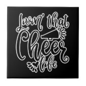 Het leven van dat pure leven Cheerleaders design Tegeltje (Voorkant)