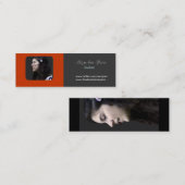 Het Leven van de Academische Student van het Netwe Mini Visitekaartje (Voorkant / Achterkant)