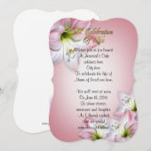 Het leven van de amaryllis kaart (Voorkant / Achterkant)