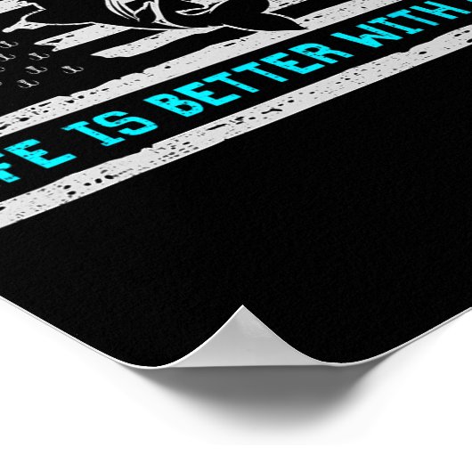 Het leven van de Amerikaanse vlag is beter met Rod Poster (Hoek)