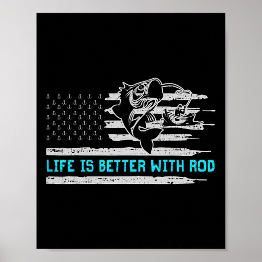Het leven van de Amerikaanse vlag is beter met Rod Poster (Voorkant)