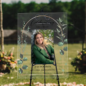 Het leven van de begrafenis vieren in liefdevolle acryl bord