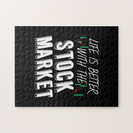 Het leven van de beleggers is beter met de aandele legpuzzel (Horizontaal)