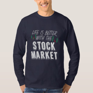 Het leven van de beleggers is beter met de aandele t-shirt