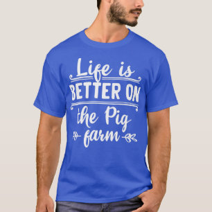 Het leven van de biologische boerderijen van varke t-shirt