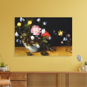 Het leven van de bloemen canvas afdruk (Insitu (Woonkamer))
