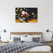Het leven van de bloemen canvas afdruk (Insitu (Slaapkamer))