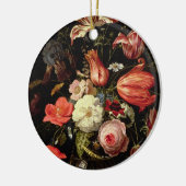 Het leven van de Bloemen op een Ledge Keramisch Ornament (Links)