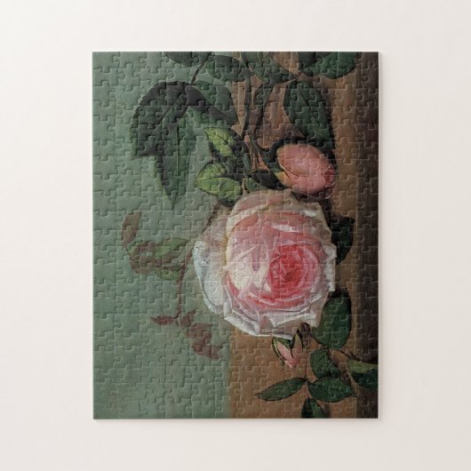 Het leven van de Bloemen op een Ledge Legpuzzel (Verticaal)