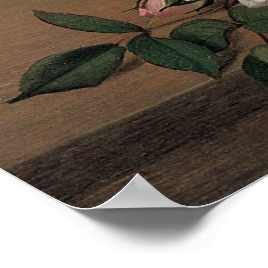 Het leven van de Bloemen op een Ledge Poster (Hoek)