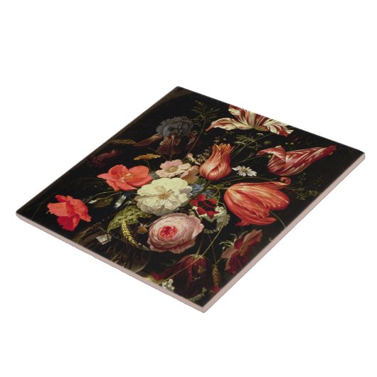 Het leven van de Bloemen op een Ledge Tegeltje (Zijkant)