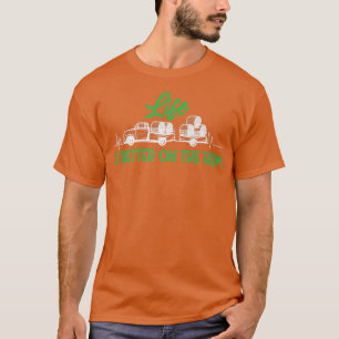 Het leven van de boeren is beter op het Boerderij T-shirt