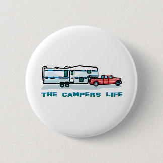 Het leven van de Campers Ronde Button 5,7 Cm