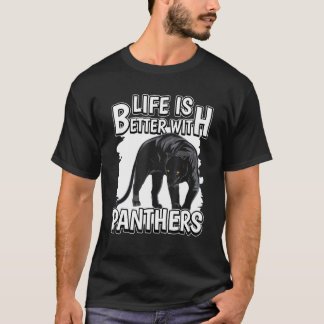 Het leven van de Citaat Wildcat van de panter is b T-shirt