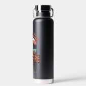 Het leven van de douane is beter rond Campfire Cam Waterfles (Achterkant)