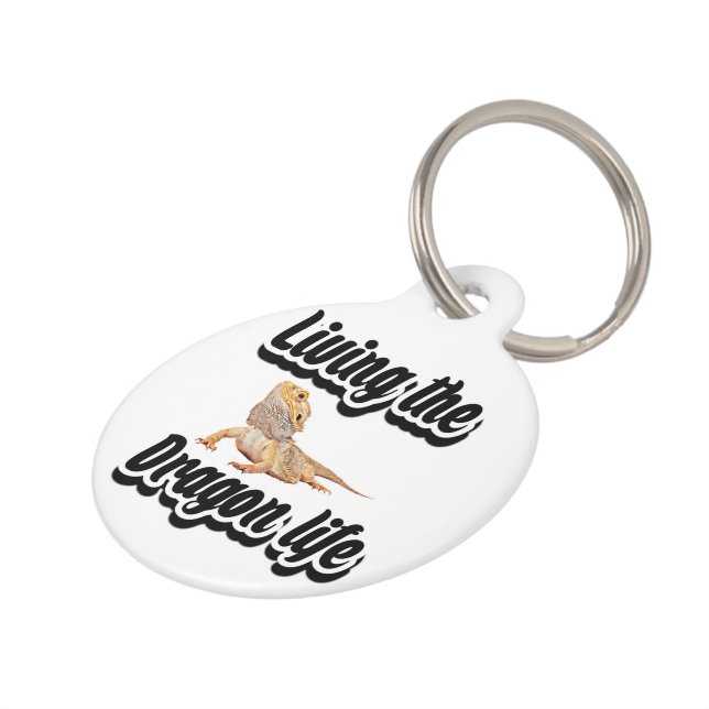 Het leven van de draak huisdierpenning (Zijkant)