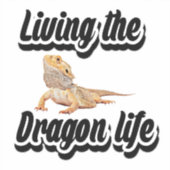 Het leven van de draak sticker (Voorkant)