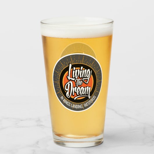 Het leven van de droom glas (Voorkant gevuld)