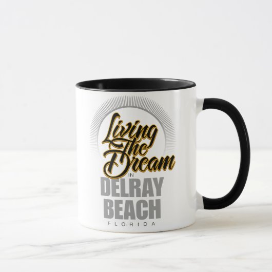 Het leven van de droom in Delray Beach Mok (Rechts)