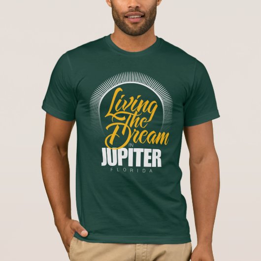 Het leven van de droom in Jupiter T-shirt (Voorkant)