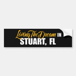 Het leven van de droom in Stuart Bumpersticker