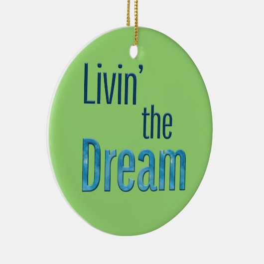 Het leven van de droom keramisch ornament (Rechts)