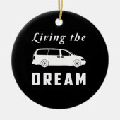 Het leven van de droom keramisch ornament (Voorkant)