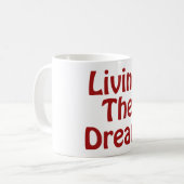 Het leven van de droom koffiemok (Voorkant links)